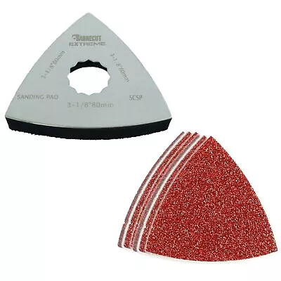 £9.99 • Buy SabreCut Multitool Sanding Pads Fein SuperCut Festool Vecturo Oscillating 80mm