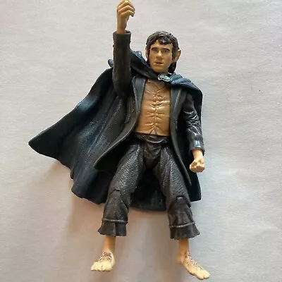 ToyBiz Lord Of The Rings Merry With Blue Elven Cloak LOTR Figure Opened Loose • $4