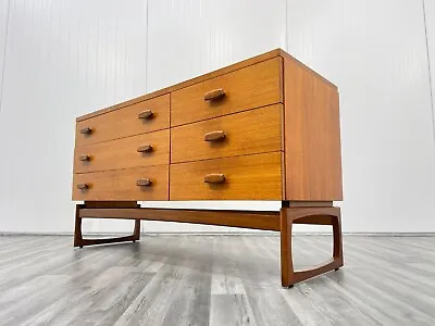 Vintage Mid Century Teak Quadrille Sideboard / Chest Drawers By G Plan • £1050