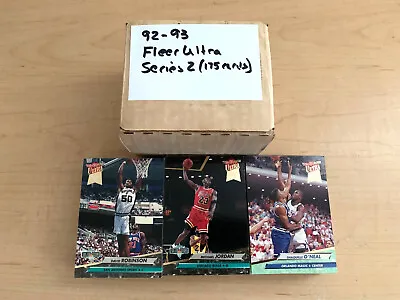 1992-93 NBA Fleer Ultra Series 2  Basketball 175 Card Set New Open Box • $19