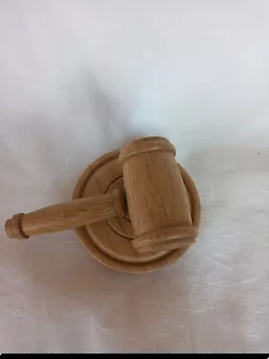 £22 • Buy Oak Palm Gavel And Block