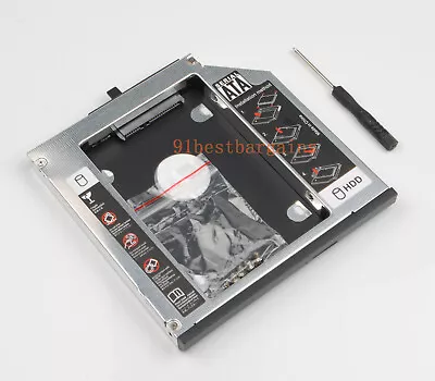 2nd SATA HDD SSD Hard Drive Caddy Adapter For IBM Thinkpad T420 T430 W530 T530 • $8.99