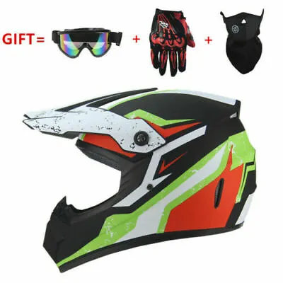 Motorcross Dirt Bike ATV Off Road MTB Motorcycle Helmet Racing Full Face M L XL • $61