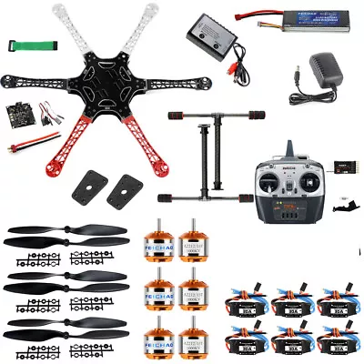 FEICHAO F550 Airframe RC Hexacopter Drone Kit DIY PNF Unassembly Combo Set • $365.49