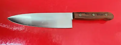 $14.95 • Buy Vintage Chicago Cutlery USA Walnut Handle 42S Chef Knife 8  Blade