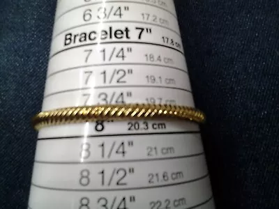 J. Crew Gold Tone Bangle Bracelet Signed J. Crew* • $11.54