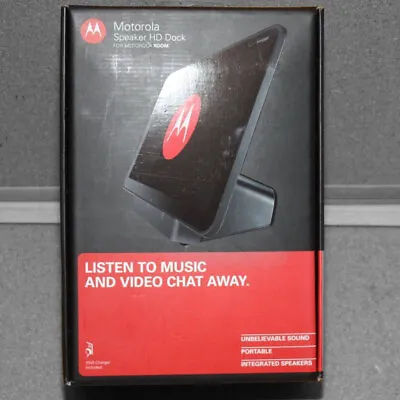 OEM Motorola 89445N HD Music Speaker Dock For Xoom Tablet BRAND NEW SEALED • $66.48