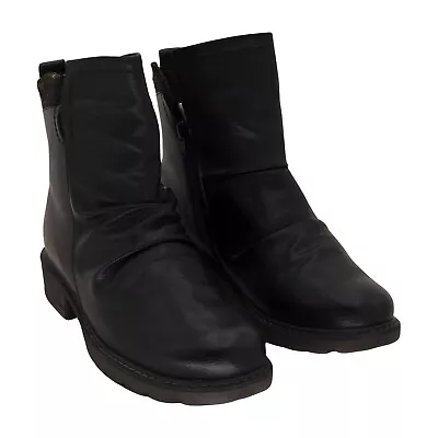MUK LUKS Black Logger Banff Boot Womens Shoes Black Size 8.5 • $60