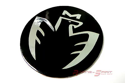 40 Mm. Glossy Black Fiber Chromed Midship Logo Horn Emblem Mr2 Spyder Mr-s Jdm • $16.87