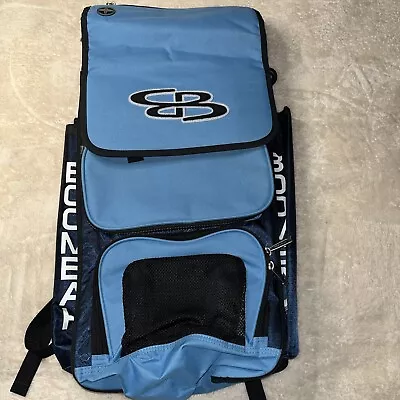 Boombah Superpack Baseball/Softball Bag Bat Pack Backpack Holds 4 Bats Lt Blue • $69.99