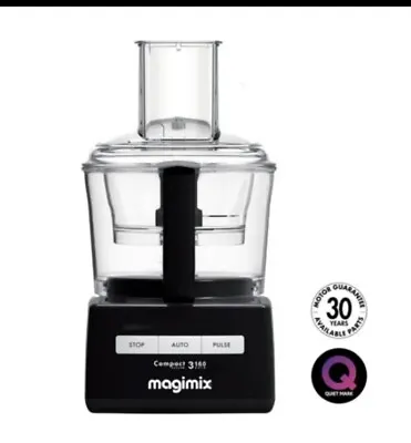 Magimix C3160 2.6L Auto Food Processor - Black BRAND NEW SEE DETAILS & PICS • £129.99