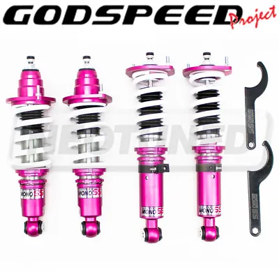 For Mazda Miata 90-05 Godspeed MonoSS Damper Coilovers 2.75 Extended Top Hats • $675