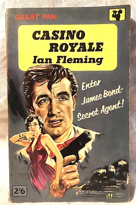 £20 • Buy Ian Fleming James Bond - Casino Royale - Great Pan - 6th Printing - Sam Peffer