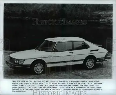 1984 Press Photo 1984 Saab 900 APC Turbo - Cvb68791 • $12.99