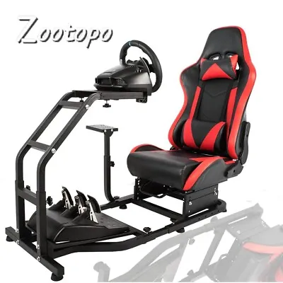 Zootopo Racing Simulator Cockpit With Racing Seat Fit For PC PS4 XBOX ONE • £259.99