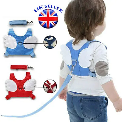 Baby Toddler Safety Wing Walking Harness Child Anti Lost Strap Belt Rope Reins • £8.13