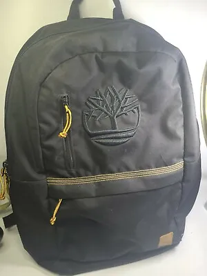 $39.99 • Buy Timberland Backpack Black With Brown - Rare - Nice With Blemishes - PLEASE READ