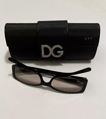 Dolce And Gabbana DG 3055-B Rhinestone Eyeglasses And Case • $29.99