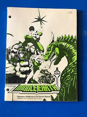 Atari Pinball Middle Earth Manual Score Card Schematic Original • $17.95