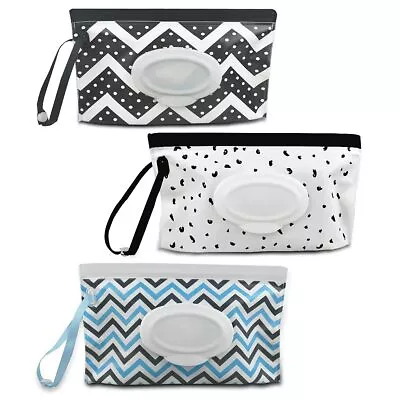 2/4PCS Portable Wet Wipe Dispenser Bag Reusable Travel Baby Wipes Container Box • $12.59