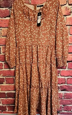 Mikarose Country Style Dress Size L C34 • $44.99