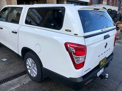 $4500 • Buy FORCE PRO Canopy For SsangYong Musso XLV (Long Tub) 2018+ Silk White Pearl #WAK