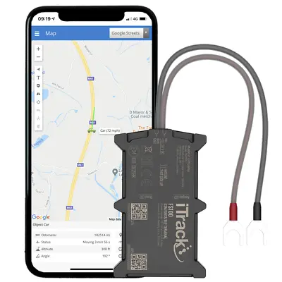 GPS Tracker - ITrack FS100 Vehicle Car Van Motorhome Caravan Bike - Plug & Play • £65