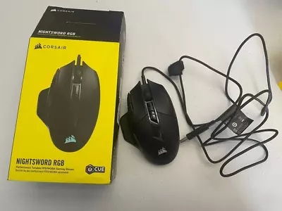 Corsair Nightsword RGB Gaming Mouse - Black (CH-9306011-NA) • $35