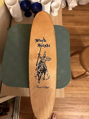 Vintage Black Knight 60’s  Wooden Skateboard Sport Fun Clay Wheels • $199.99