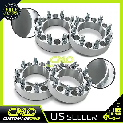 4 Pieces 2  Wheel Spacers 8x6.5 Fits Ram 2500 And 3500 1994-2012 With 9/16 Lugs • $124.90