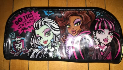 £7.45 • Buy Monster High Pencil Case Pouch Bag Zipper Pen Stationary Vinyl School 2014
