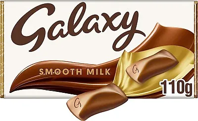 Galaxy / Smooth Milk / Chocolate Bar / Sharing Bar / 110g / Chocolate Gift • £3.39