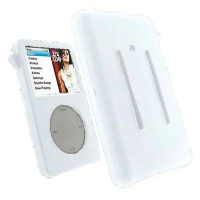 White / Clear Silicone Skin Case Cover IPod Classic 80GB 7th 120GB 160GB • $9.99