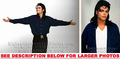 MICHAEL JACKSON 1993 OPENARMS SHOOT 2xRARE PHOTOS • $7.90