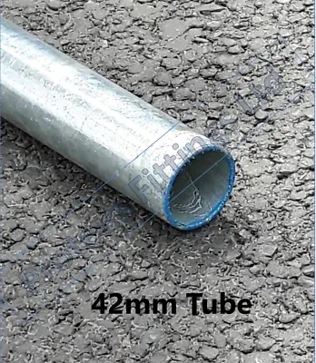 £10 • Buy Galvanised Mild Steel Tube Pipe 42mm Scaffold Key Clamp Handrail Pay 1 Postage