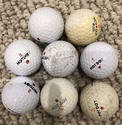8 Hot Dot Spalding Ultra Rare Vintage Golf Balls Used • $19.99