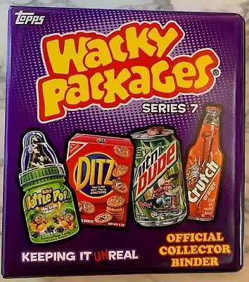 Wacky Packages Stickers Series 7 Collector Card Album Topps 2010 • $18.85