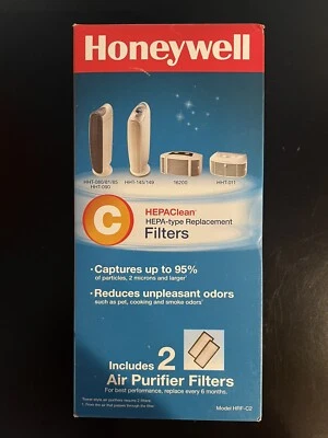 £9.60 • Buy Honeywell HEPAClean Hepa-Type Replacement Air Purifier C Filters HRF-C2 H12