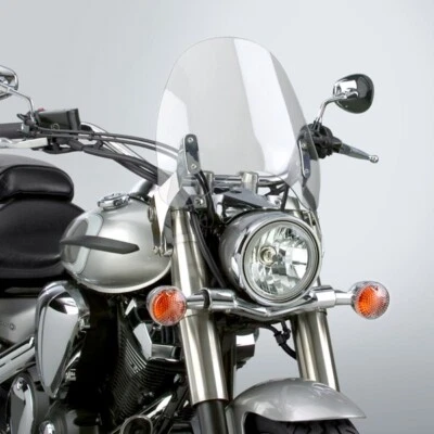 $424.90 • Buy NC Switchblade Deflector Windshield Clear W Chrome Mount Yamaha V Star 950 09-15