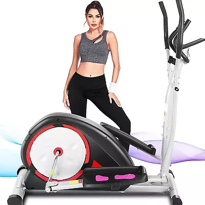 Magnetic Elliptical Machine Cross Trainer 2 In 1 Exercise Bike Cardio Fitness 、 • $214.99