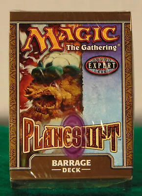 MTG Planeshift BARRAGE Deck--Factory Sealed--Plus BCW Deck Guards • $35.99