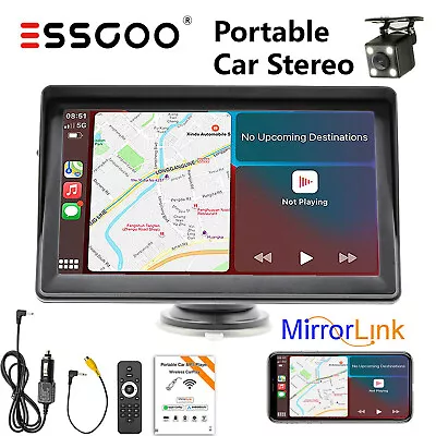 7  1080P Single DIN Android Auto Car Stereo Apple Carplay WIFI Touchscreen +4CAM • $50.17