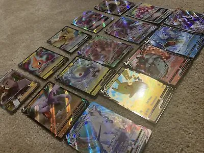$15 • Buy Pokemon Card Lot 200 OFFICIAL TCG Cards 2 Ultra Rare Included - V VMax + HOLOS