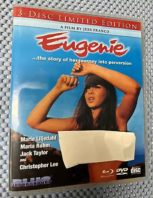 Eugenie (1970) 3-Disc Limited Edition (Blu-ray/DVD/CD) Jess Franco RARE OOP • $65