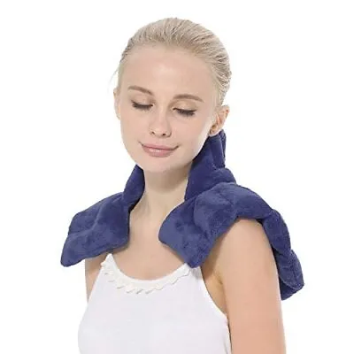 Aroma Season Neck And Shoulder Heat Pad Warmer Microwave Blue  • £47.76