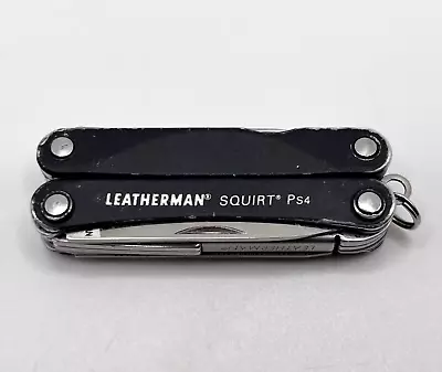 Leatherman Squirt PS4 Black Multi-Tool Discontinued - Good Condition! • $47