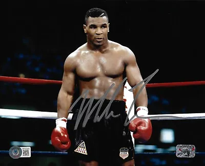 Mike Tyson Autographed 11x14 Photo In Ring Signed Beckett BAS • $72.79