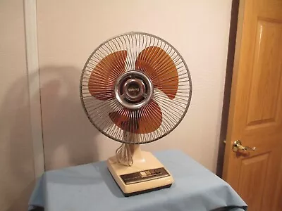 Vintage Galaxy 12 Inch Oscillating Fan • $49.88