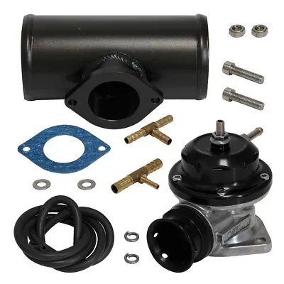 Type-S/RS Turbo Charger BOV Blow Off Valve +2.75  Alloy Flange Adapter Pipe BK • $74.79