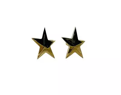 Tiffany & Co. 18K Yellow Gold Star Earrings #16677 • $1150